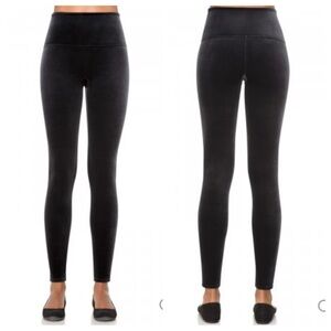 SPANX Ready-To-Wow! Velvet Leggings in Black - Size XL